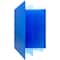 JAM Paper Heavy Duty Plastic 6-Pocket Folder, 2ct.